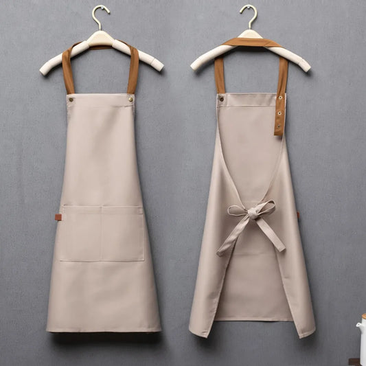 Kitchen Apron Waterproof Cross Adjustable Webbing Restaurant Bar Barbershop Work Apron Cocina Accesorios De Cocina Novedosos Peaceful Pleasures Health and Wellness