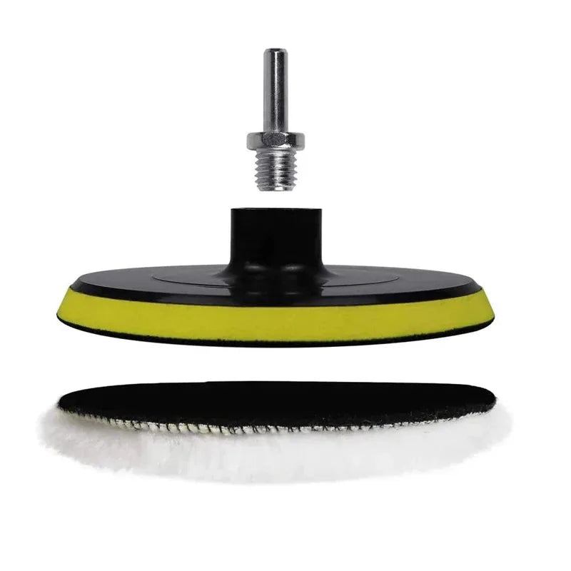 5-Pack Wool Car Polishing Buffing Pads 3/5 Inch Wax Kit Peaceful Pleasures Health and Wellness