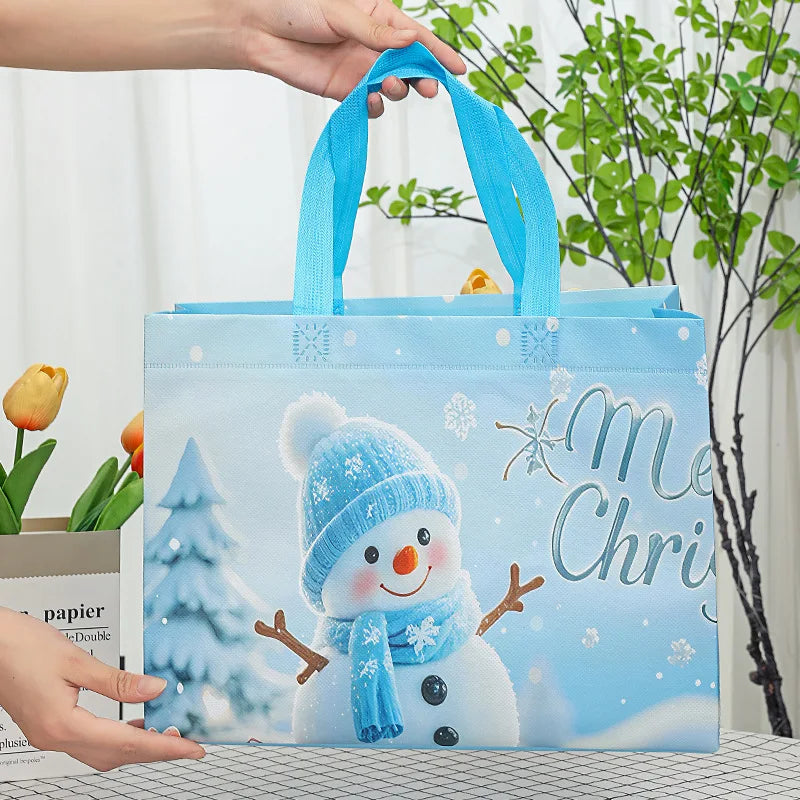 Large Reusable Christmas Gift Bags with Handles | Non-Woven