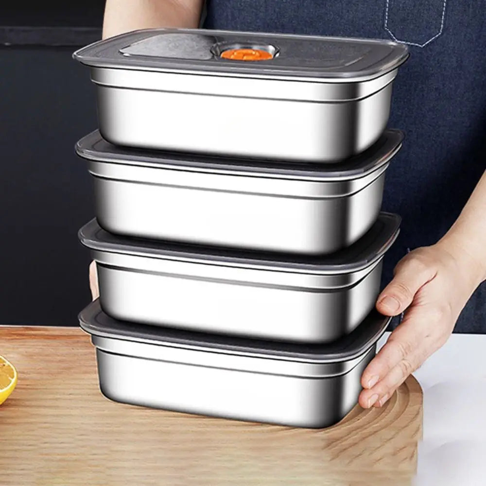 316 Stainless Steel Leak-Proof Bento Lunch Box | 500–3000ml