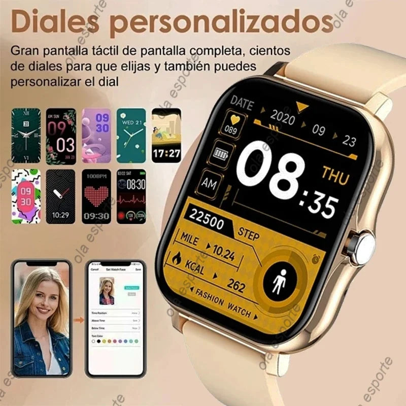 Ola Esporte Smartwatch – Bluetooth Call & Fitness Tracker