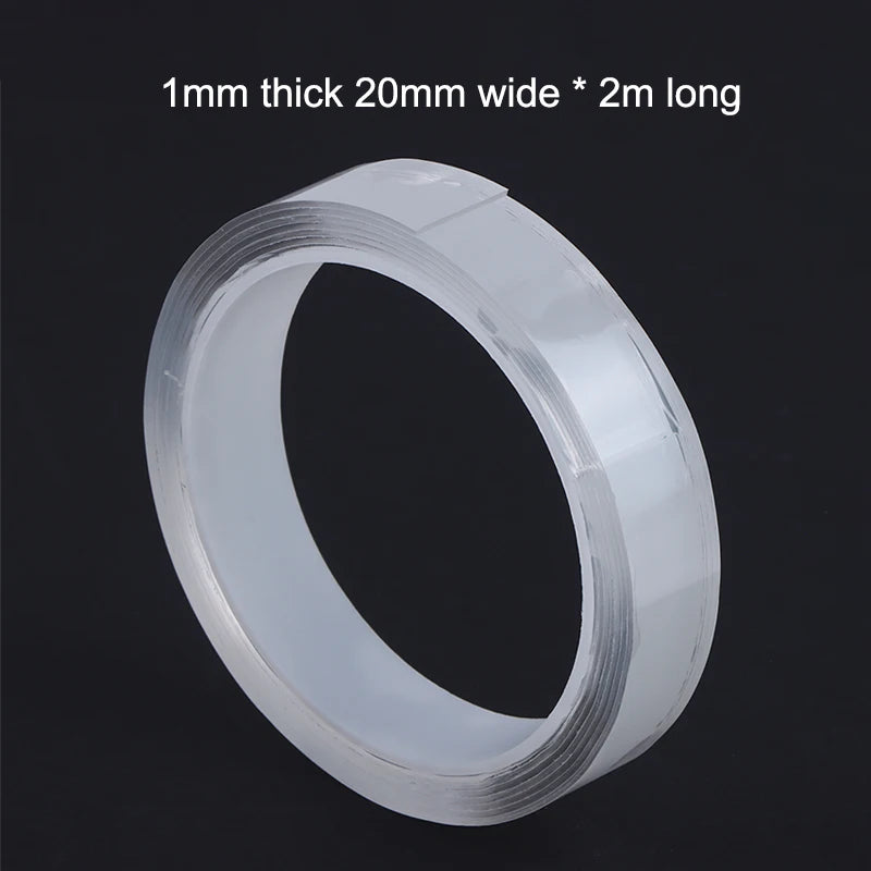 Kitchen Bathroom Nano Tape Super Strong Double Sided Tape Extra Strong Adhesive Non-slip Tape Waterproof Transparent Tape Peaceful Pleasures Health and Wellness A2