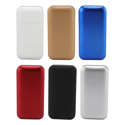Cigarette Case Dual Use Pressure Proof Adjustable Height Keep Freshing Cigarette Box Holiday Gift for Travel Peaceful Pleasures Health and Wellness