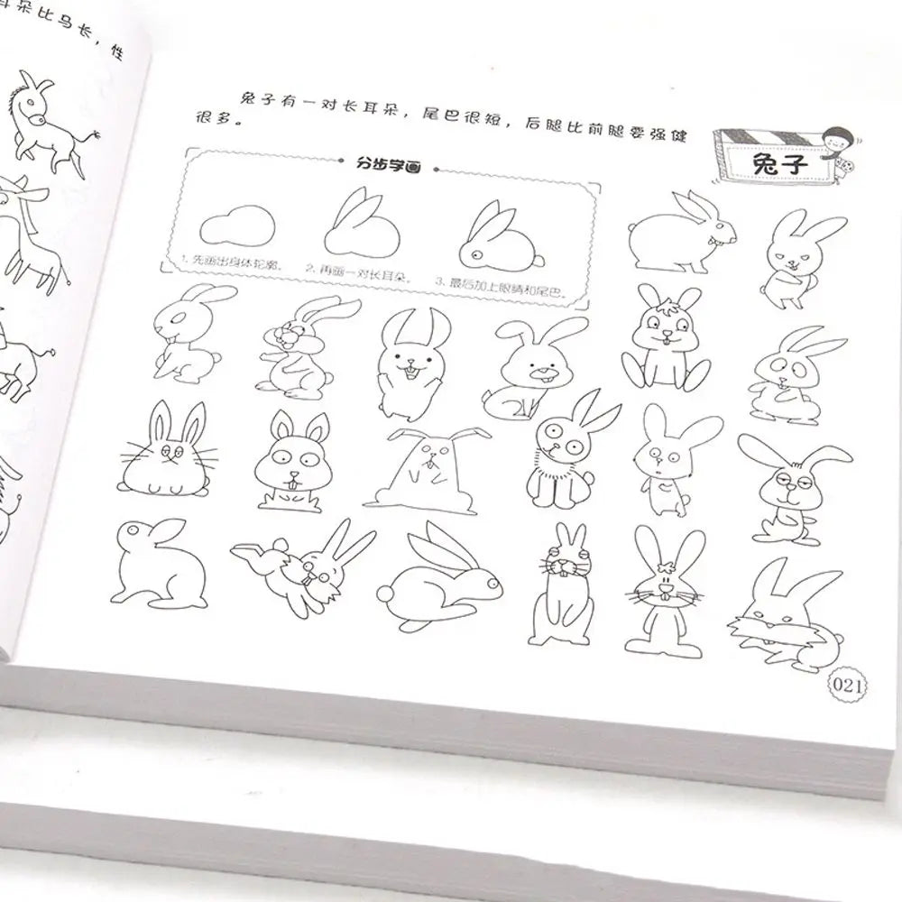 Art Starter Bundle Doodle Notebook Step-by-step Stick Figures
