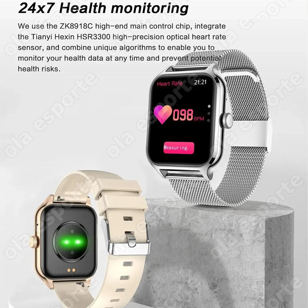 Ola Esporte Smartwatch | Bluetooth Call, Fitness & Health Tracker
