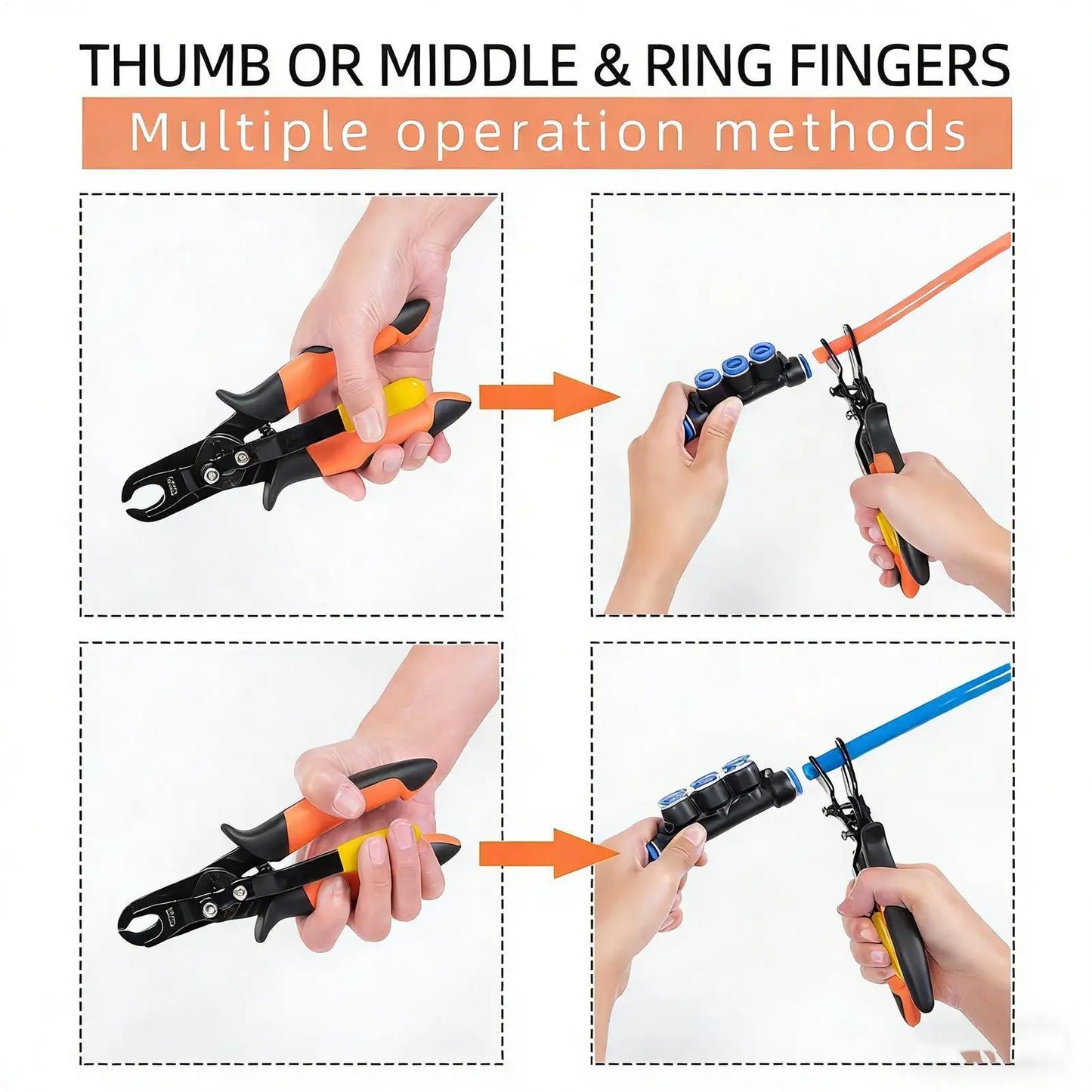 Pneumatic Disconnect Pliers | Push-to-Connect Fitting Removal
