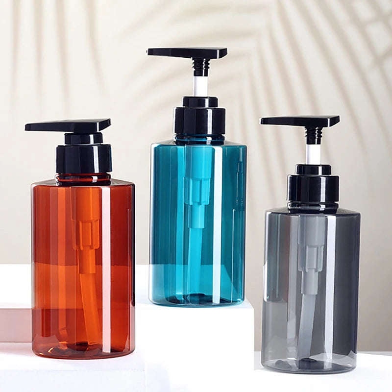 300/500ml Shampoo Hand Soap Dispenser Empty Pump Bottles Dispenser Lotion Dispenser Liquid Travel Containers Bath Accessory Peaceful Pleasures Health and Wellness
