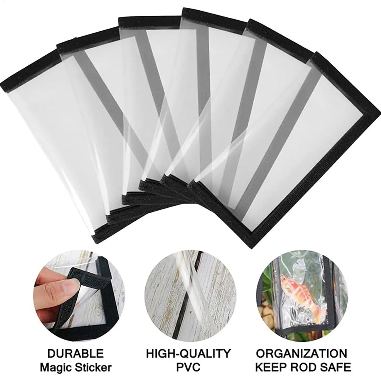 Clear Snap-On Fishing Lure Hook Covers | Tangle-Free Storage