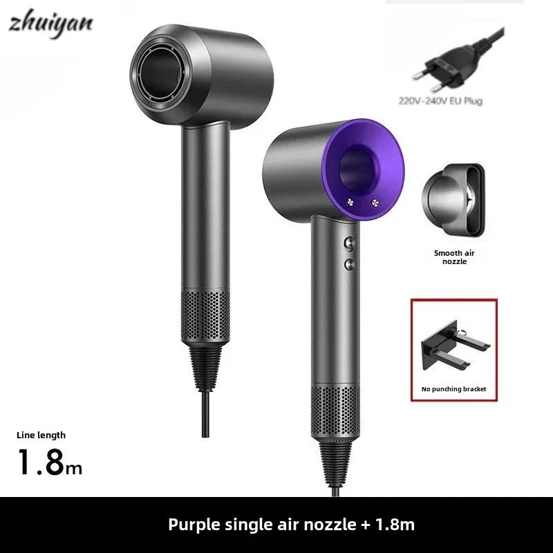 Bladeless Wall-Mount Negative Ion Hair Dryer 1600W Salon