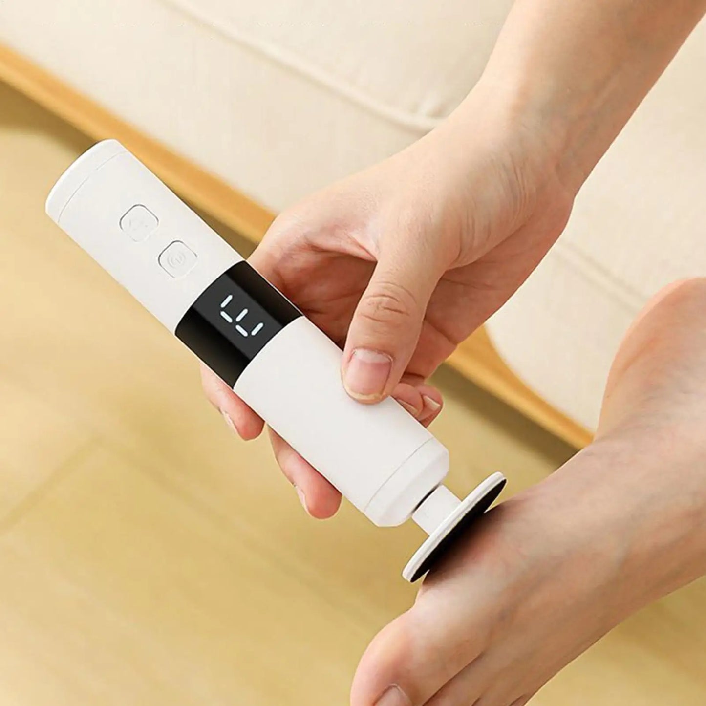 Electric Foot File & Callus Remover – 3-Speed Rechargeable