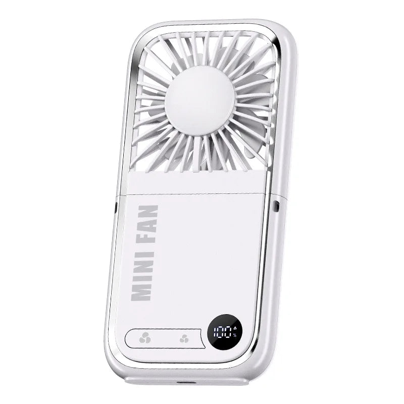 URGGU Semiconductor Cooling Pocket Fan | Power Bank & LED Display