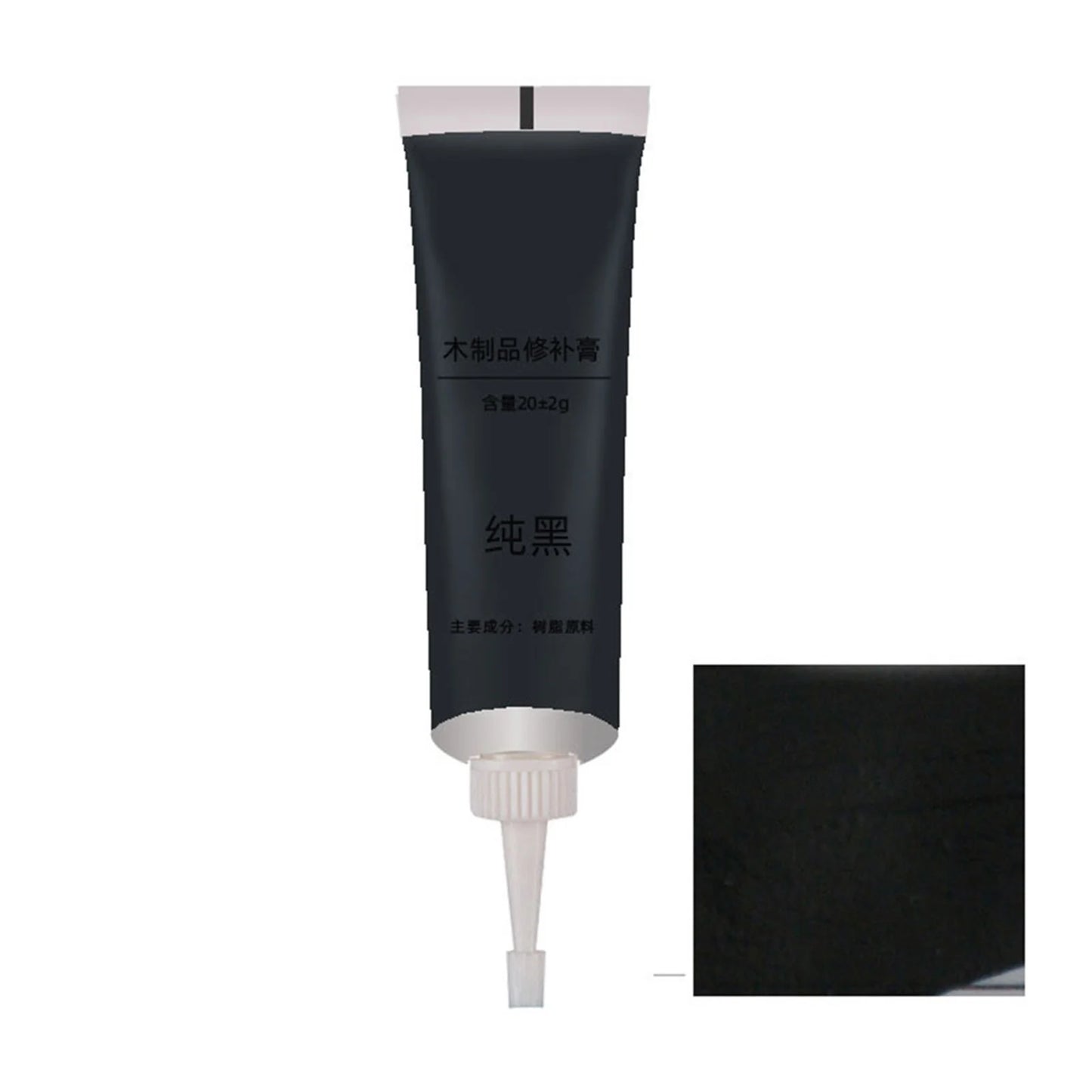 Wood Filler Floor Scratch Paint Repair Oak/Veneer/Walnut Color Water-Based Putty Discoloration Cracks Gouges Peaceful Pleasures Health and Wellness Black