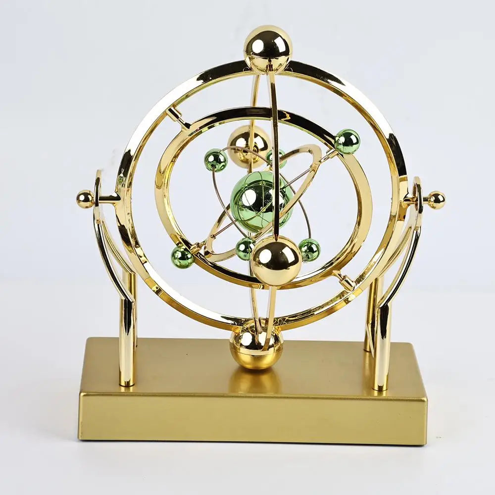 Celestial Orbit Kinetic Pendulum Sculpture | Desk Décor