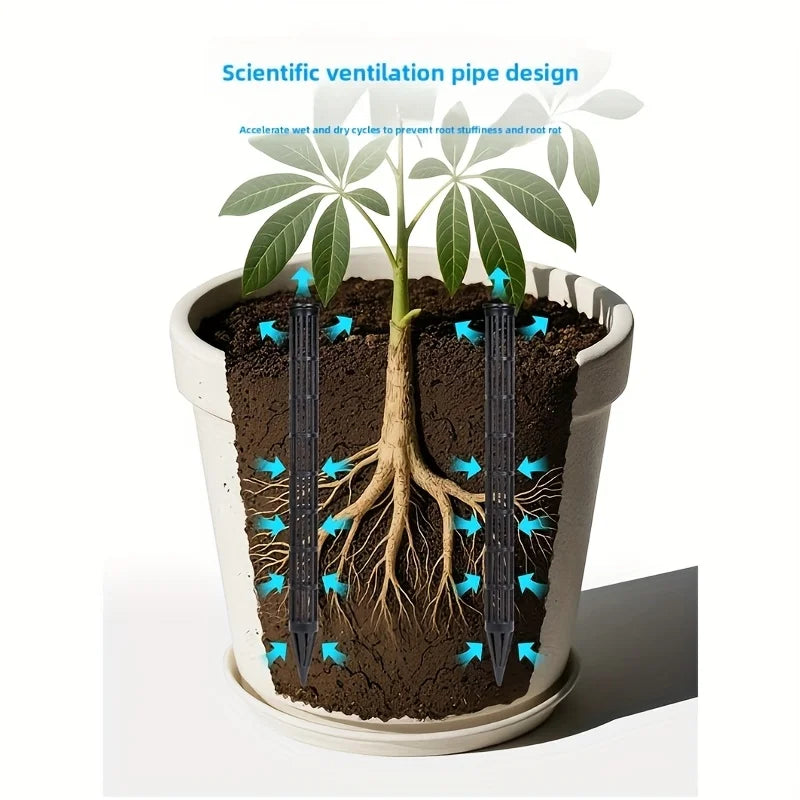 Plant Aeration Tubes – Prevent Root Rot & Overwatering (10/20 Pcs)