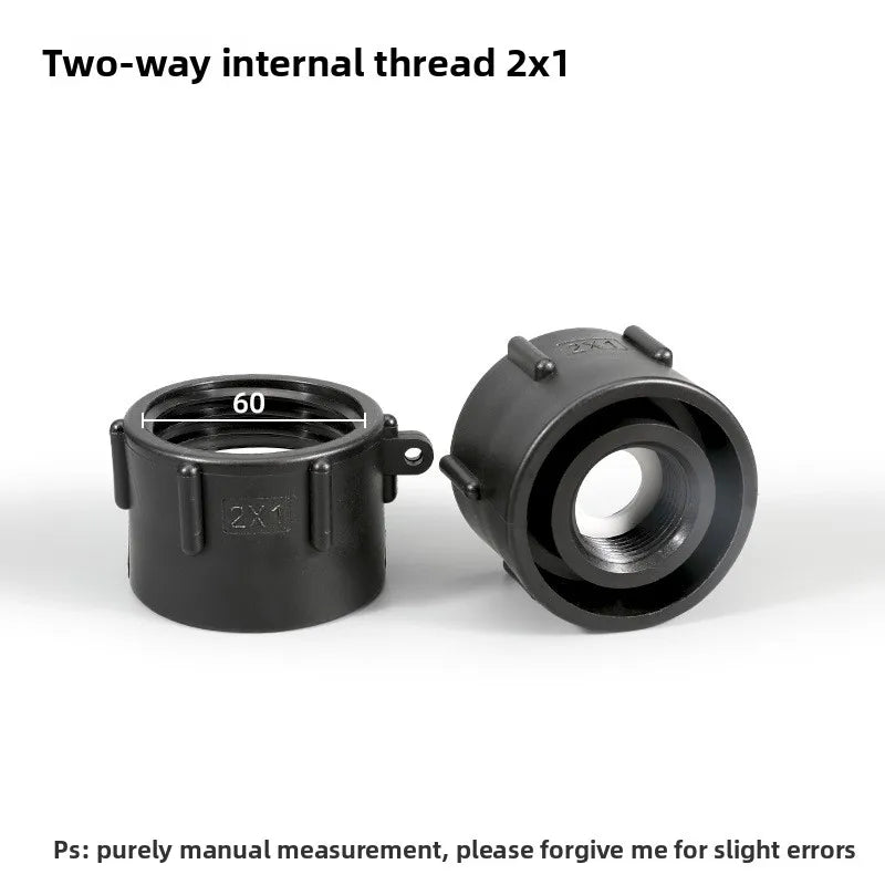 IBC Tank Adapter S60 Thread Connector – 1" to 100mm Fitting