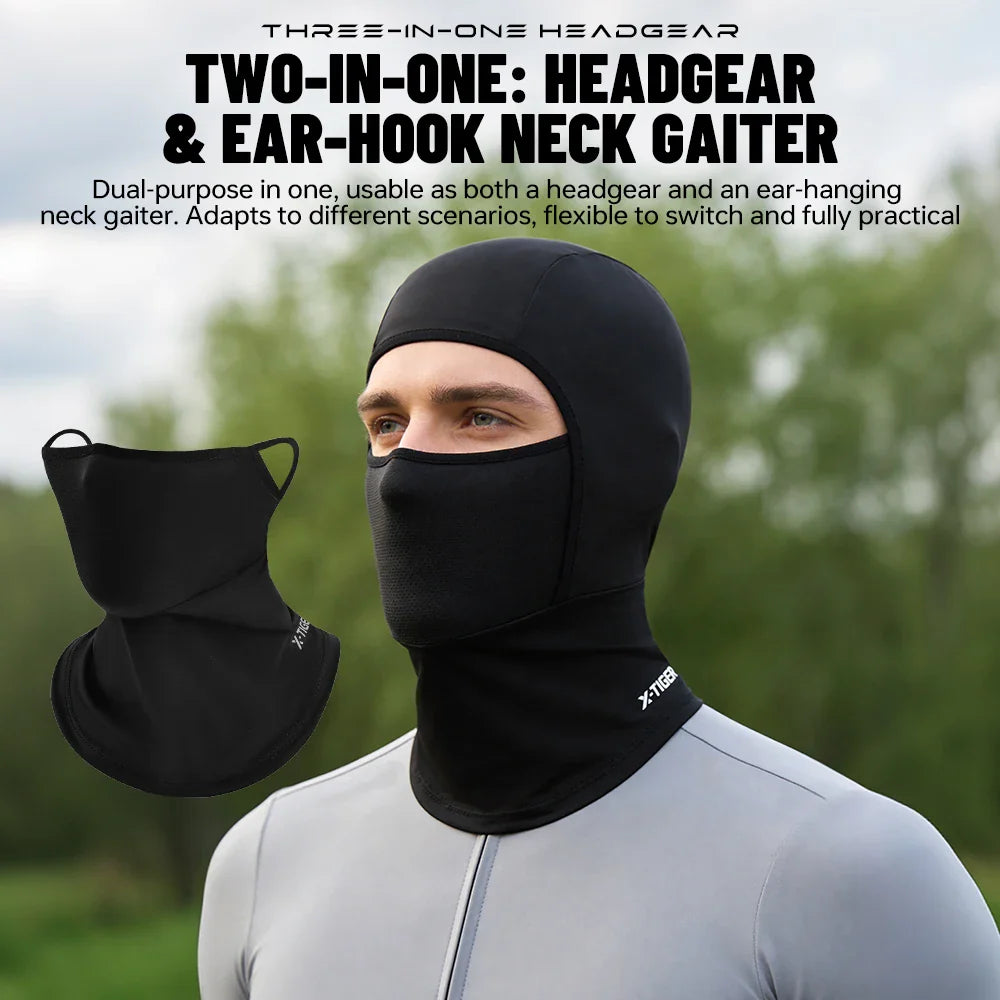 X-TIGER UPF50+ Balaclava Face Mask – Cycling, Hiking & UV