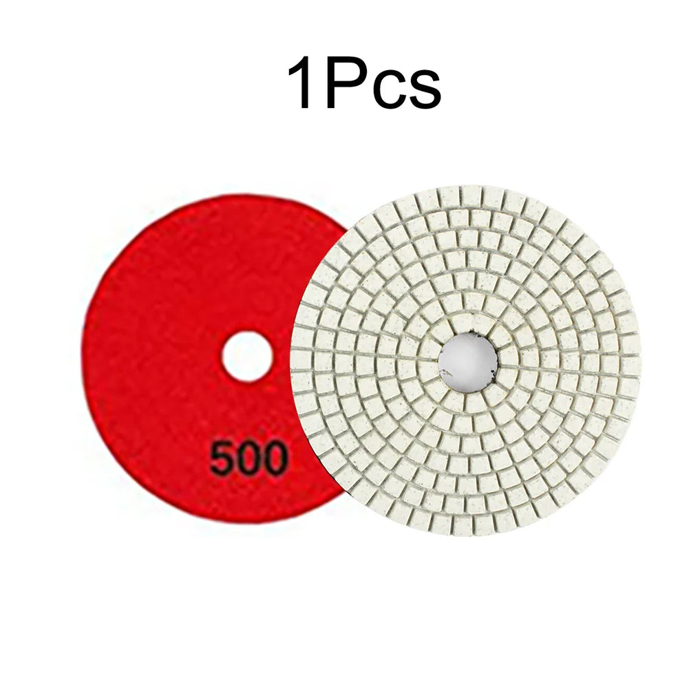 4 Diamond Polishing Pad Wet Dry Pads Flexible Grinding Discs Granite