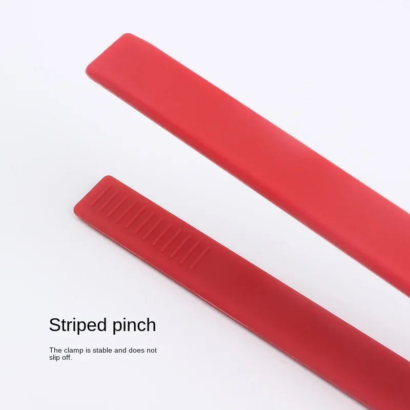Silicone Food Tongs | Non-Slip BBQ & Salad Cooking Clips