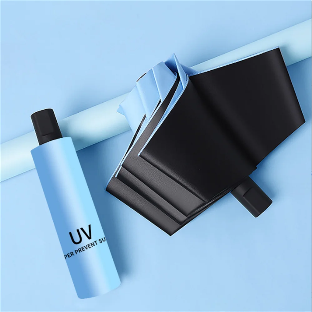Windproof Travel Umbrella – Compact UV Protection Folding