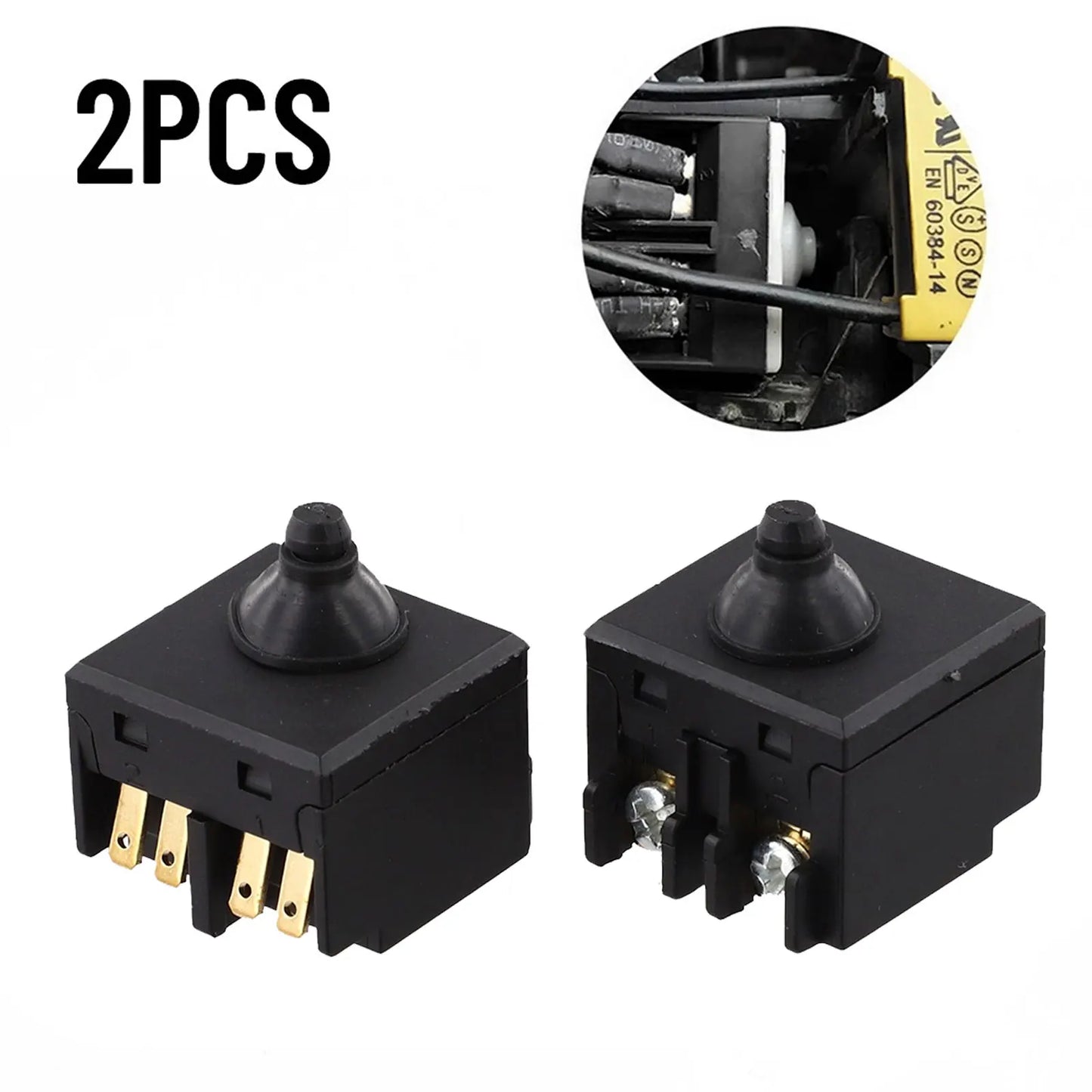 Angle Grinder Switch 2 5X2 Push Button-switch Polisher Accessory