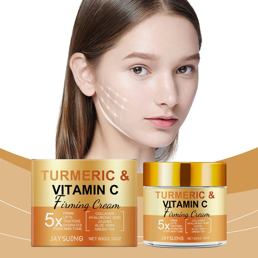 Jaysuing Turmeric Vitamin C Face Cream | Brighten & Anti-Age Brightening Face Cream Peaceful Pleasures Health and Wellness