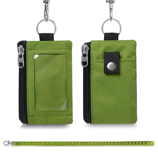 Mini Slim Zipper Keychain Wallet – Water-Resistant Card Holder Keychain Card Wallet Oasis Select