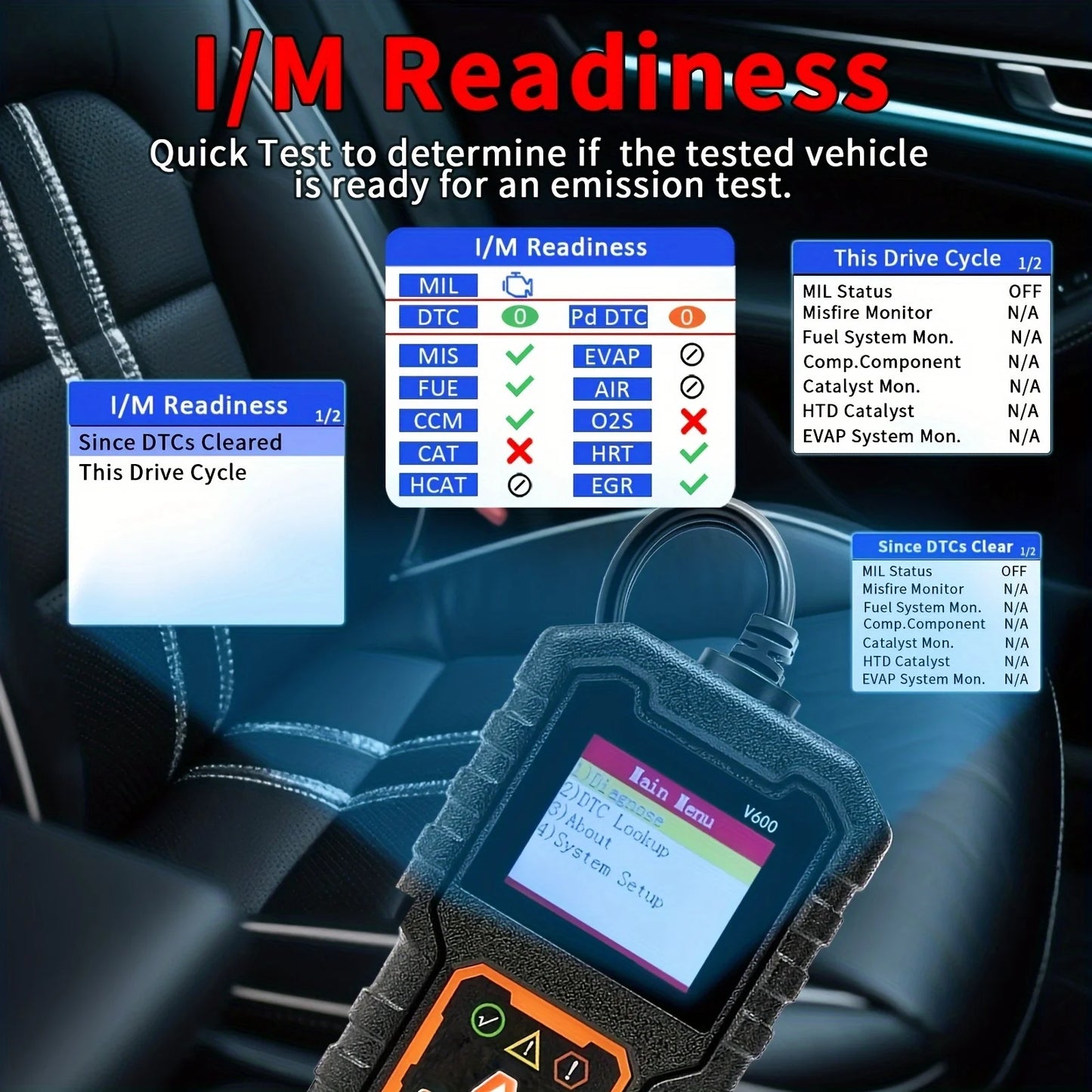 OBD2 Scanner Code Reader – Car Engine Diagnostic Tool 1996+ Peaceful Pleasures Health and Wellness