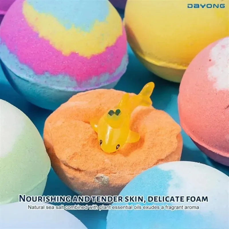 Kids Surprise Bath Balls with Toy Inside – Fun Bubble Bath Set