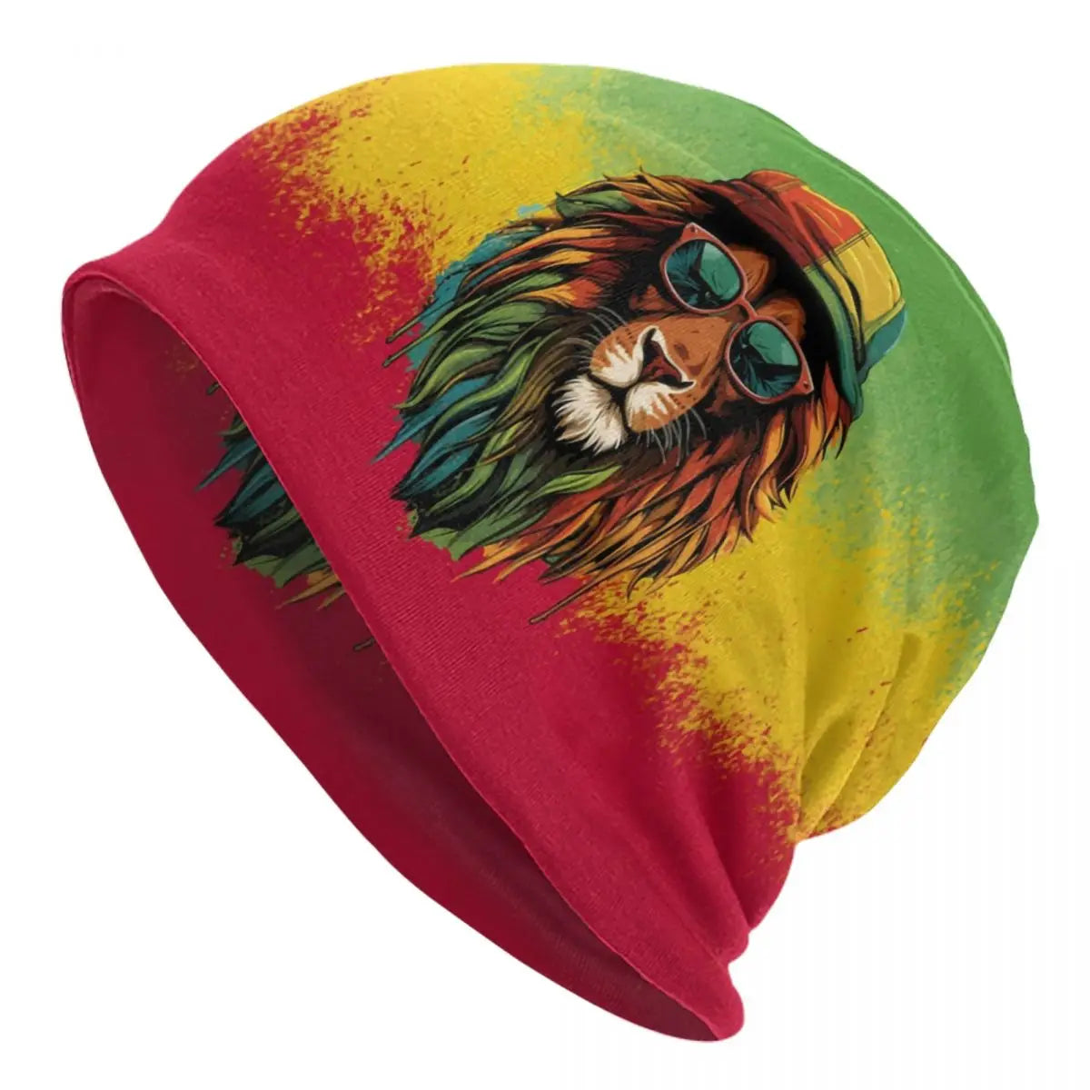 Jamaica Flag Knit Beanie Hat | Unisex Jamaican Pride Skull Cap