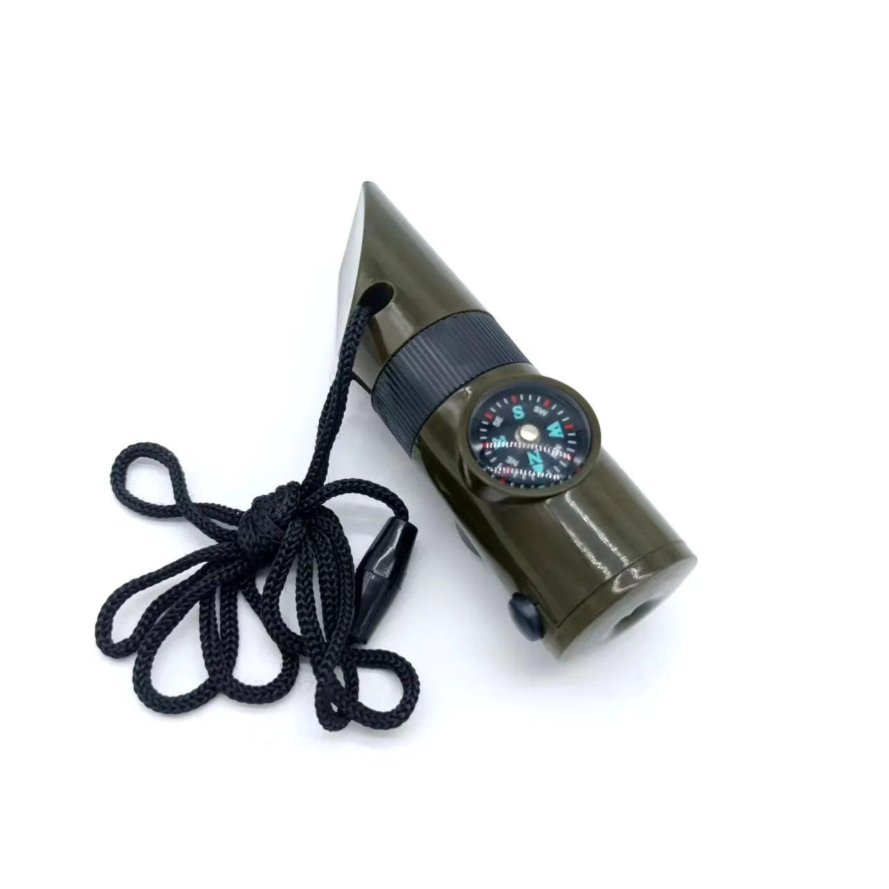 7-in-1 Survival Whistle with Compass | Outdoor Emergency Tool
