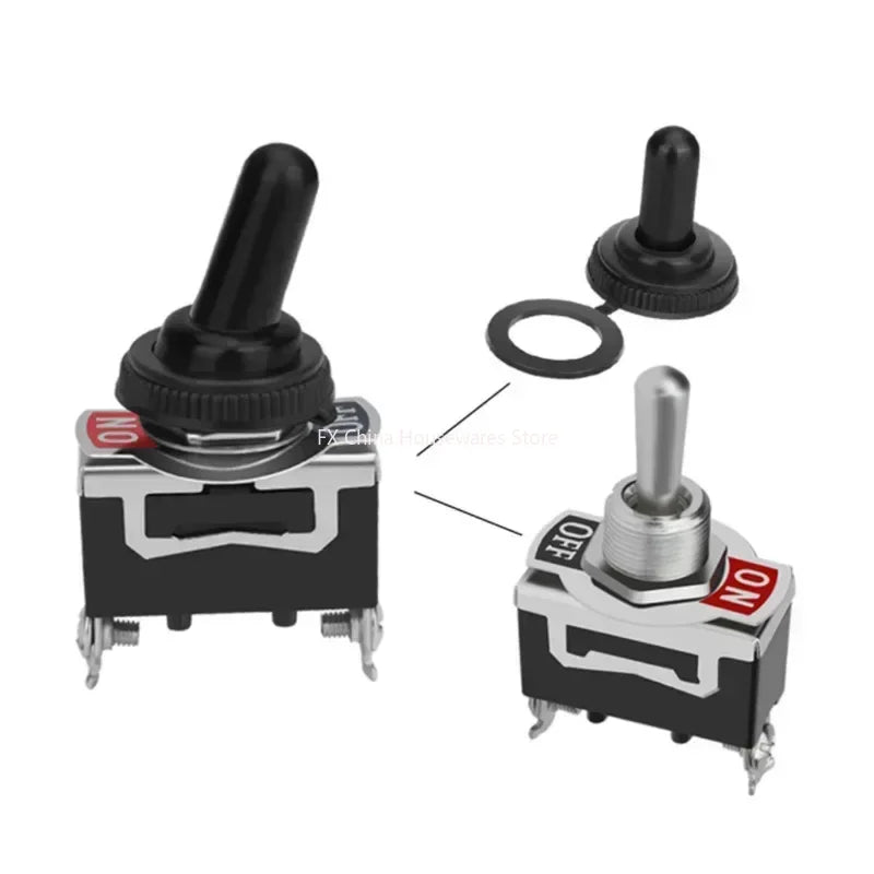 5Pcs Heavy Duty Car Boat Rocker Toggle Switch 15A 250V 2Pin SPST ON/OFF Rocker Switches with Waterproof Boot Spst Rocker Switch Peaceful Pleasures Health and Wellness