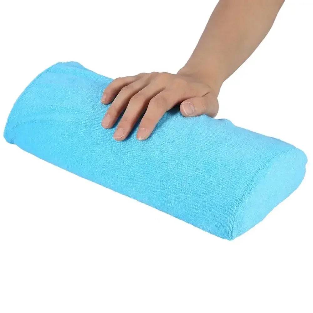 10 Colors Soft Hand Palm Rest Manicure Table Washable Hand Cushion Pillow Holder Arm Rests Nail Art Stand for Manicure Pillow Peaceful Pleasures Health and Wellness SKY BLUE