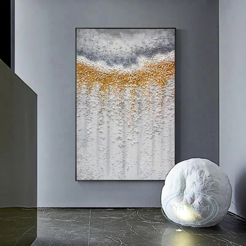 Unique Abstract Acrylic Drawing Wall Art Decoration For Living Room Bedroom Porch 100% Handmade Artwork On Canvas Unframed Image Peaceful Pleasures Health and Wellness