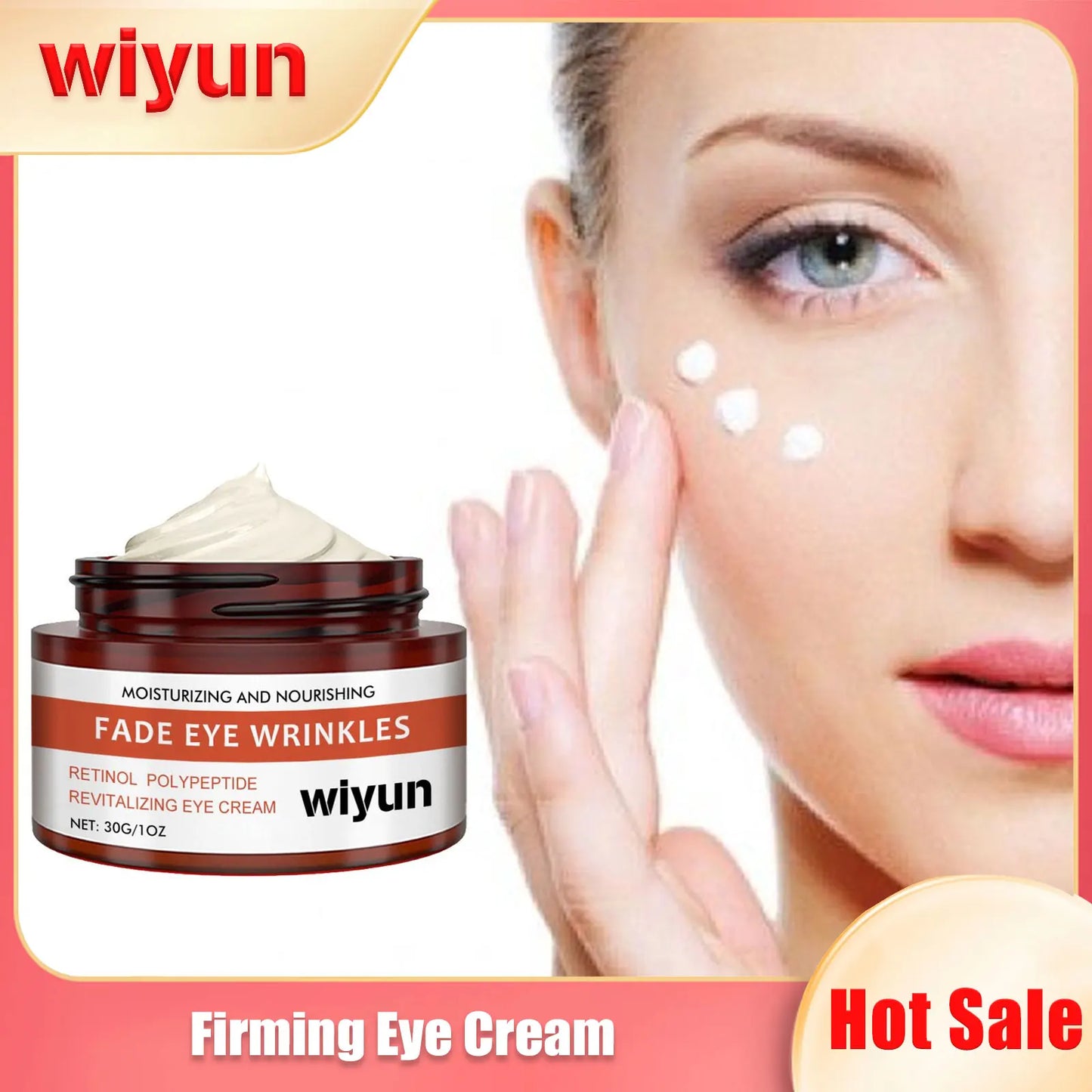 WIYUN Firming Eye Cream – Hydrate, Brighten & Smooth, 30g
