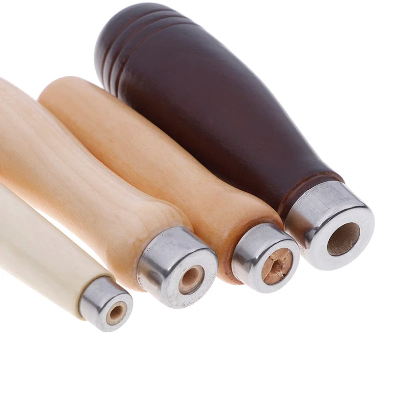 3Pcs 3/10mm Wooden File Handle Hardware File Handle Woodworking Polishing Tools Replacement Accessories Peaceful Pleasures Health and Wellness