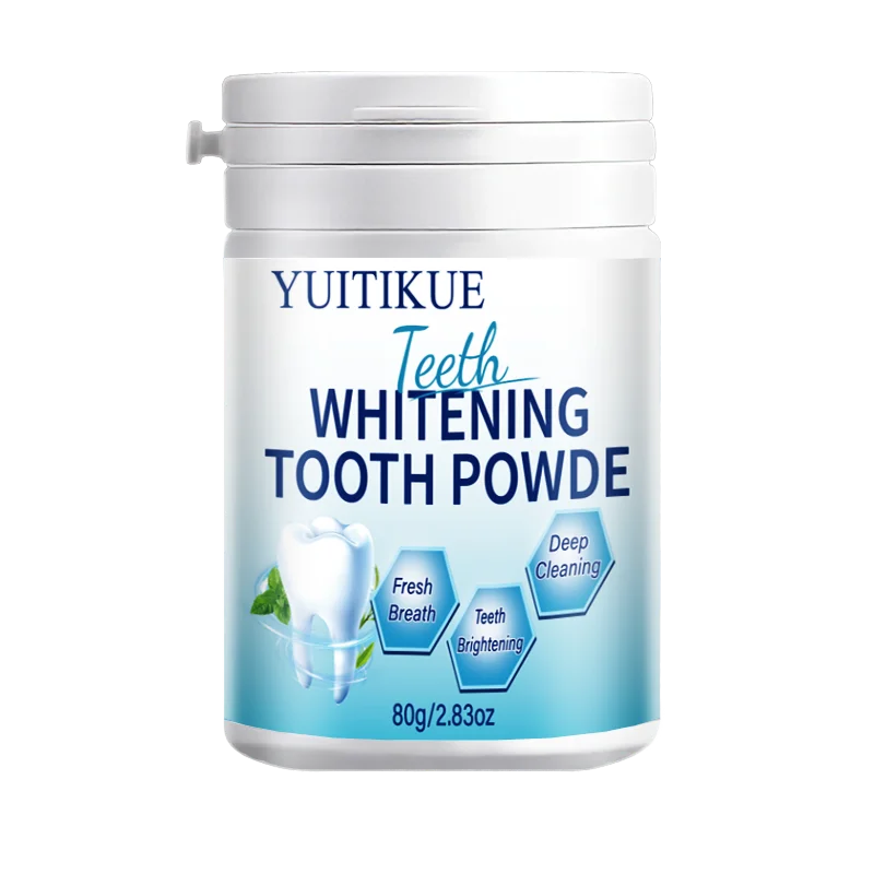 Yuitikue Teeth Whitening Tooth Powder, 80g Natural Mint Tooth Powder for Deep Cleaning, Fresh Breath & Teeth Brightening Peaceful Pleasures Health and Wellness 1pc