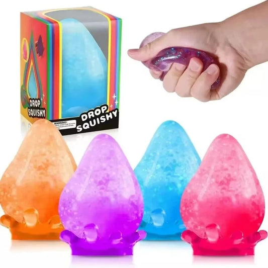 Water Drop Squishy Slow Rising Sensory Fidget Toy | Kids & Adults Sensory Fidget Toy Peaceful Pleasures Health and Wellness