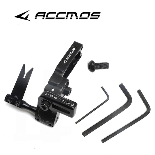 ACCMOS D5 Arrow Rest Archery Compound Bow Hunting Shooting Aluminum Peaceful Pleasures Health and Wellness Black