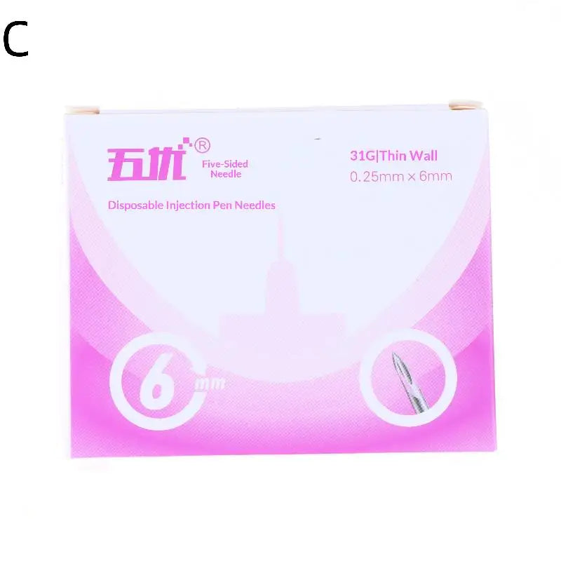 7Pcs/Box Universal Insulin Injection Needle Individual Packaging Insulin Needle 4mm 5mm 6mm 8mm Peaceful Pleasures Health and Wellness C