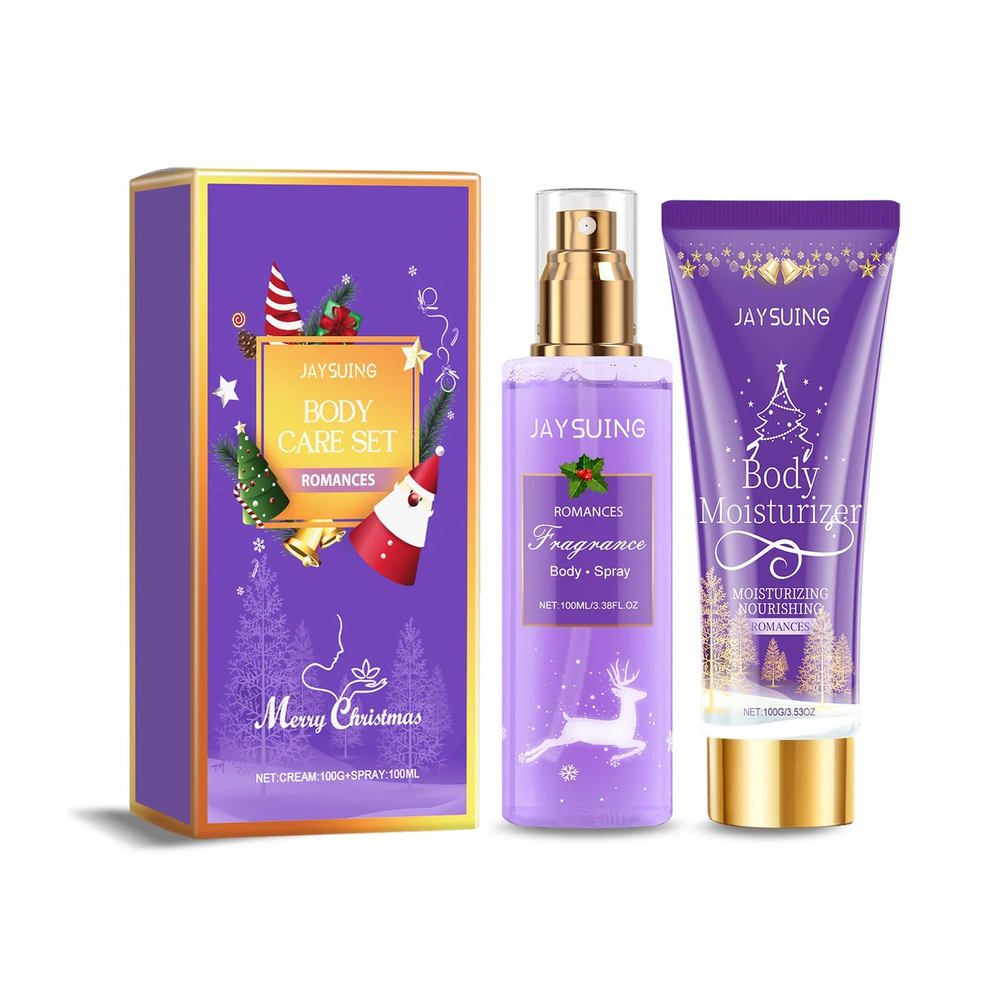 Christmas Scented Body Care Set – Spray & Lotion Gift
