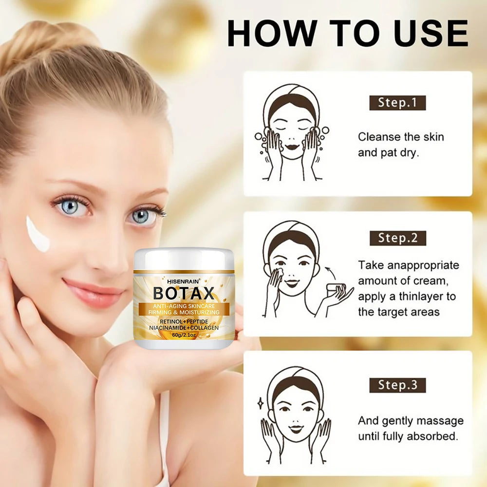 HISENRAIN Botax Effect Anti-Aging Face Cream - Deep Hydration Lock - Seasonal Transition Repair - Winter skincare. Peaceful Pleasures Health and Wellness