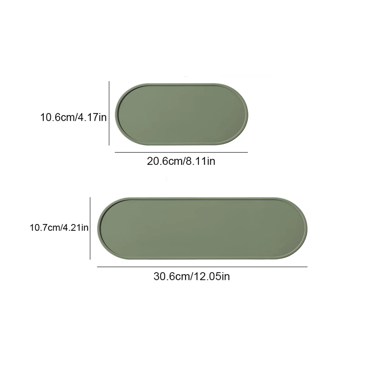 1Pc Oval Kitchen Utensils Silicone Non-slip Heat-resistant Pad Condiment Jar Holder Silicone Mat Condiment Jar Base Pad Peaceful Pleasures Health and Wellness