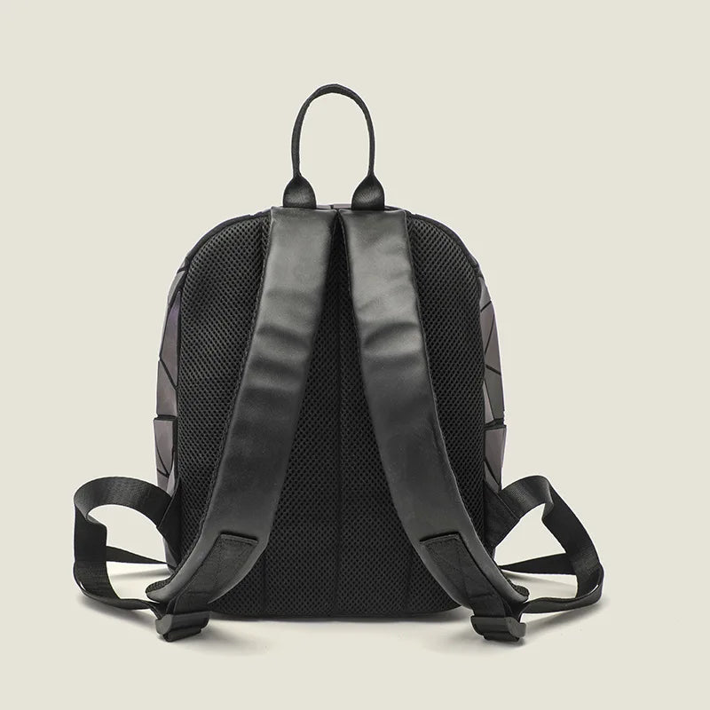 Geometric Diamond Glow-in-the-Dark Backpack | Travel Bag