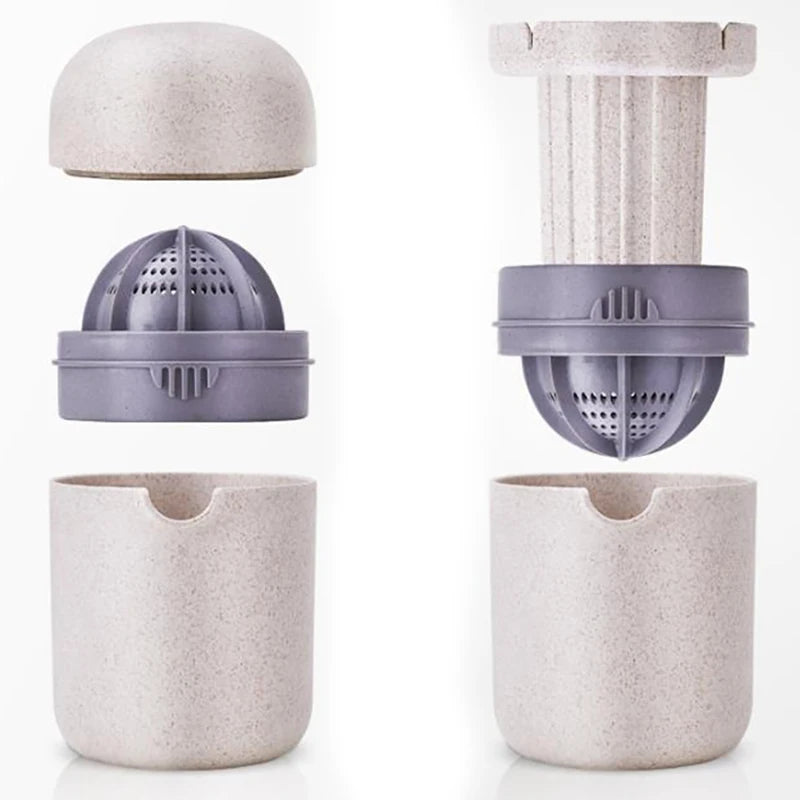 Manual Citrus Hand Juicer – Anti-Slip Lemon, Orange & Grapefruit Squeezer with Lid