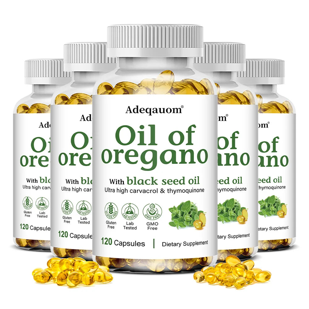 Oil of Oregano Softgels with Black Seed Oil | Immune Support