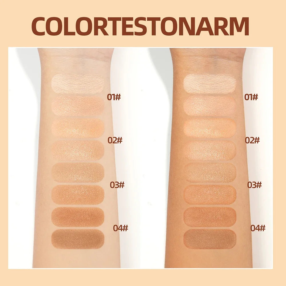 QIBEST Cream Foundation High Coverage Concealer Cover Anti Dark Circle Freckle Long Lasting Waterproof BB Cream Face Makeup Base Peaceful Pleasures Health and Wellness