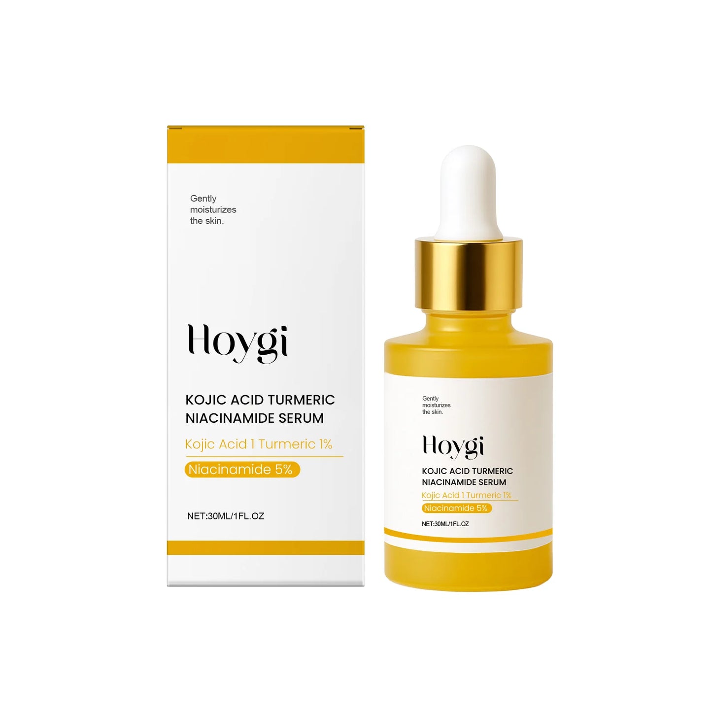 5% Niacinamide Serum Kojic Turmeric Brightening Facial Essence Improve Dullness Skin Prevent UV Rays Moisturizing Skin Care Peaceful Pleasures Health and Wellness 30ml boxed