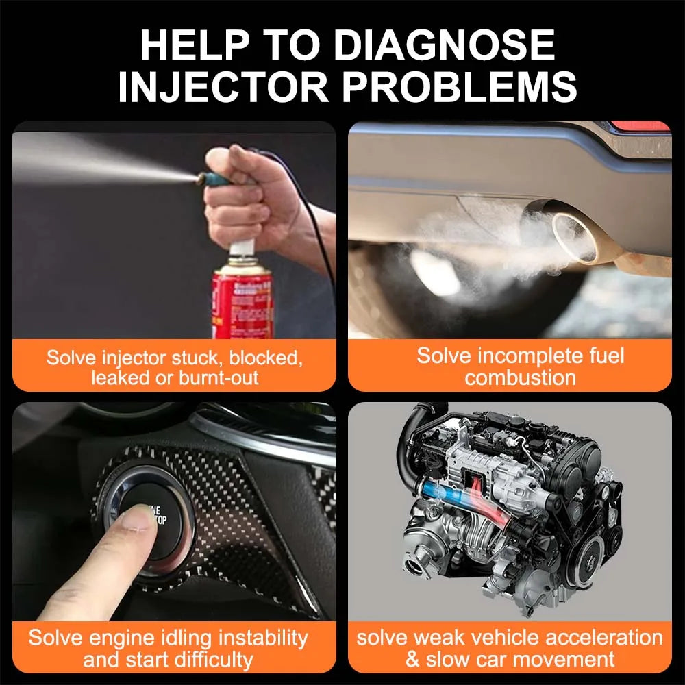 12V Fuel Injector Tester & DIY Cleaning Tool – Test 2 at Once