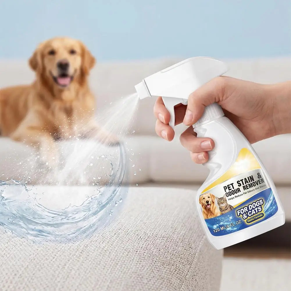 Gentle Healthy Remove Dogs Cats Urine Smell Household Floor Cleaner Spray 120ml Helps Reduce Pet Odours Stains Pet Stain Remover Peaceful Pleasures Health and Wellness