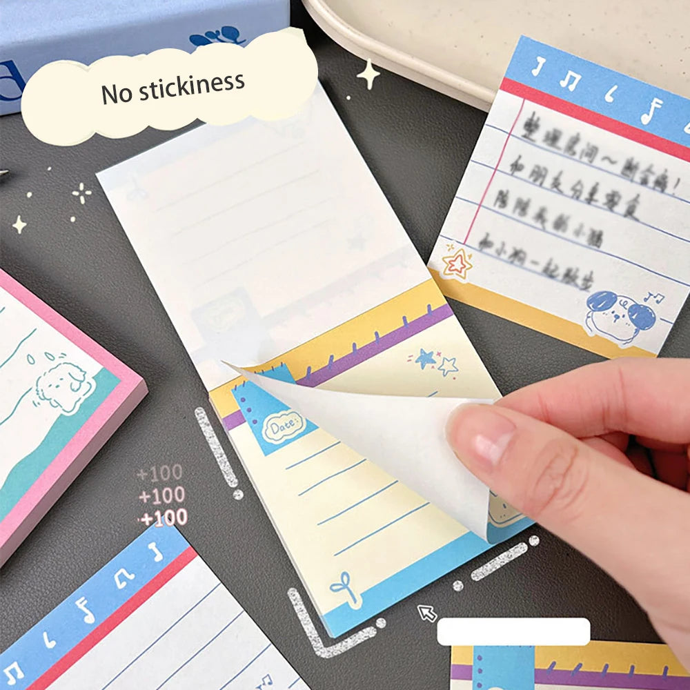 Memo Book Creative Simple Tearable Student Office Message Portable